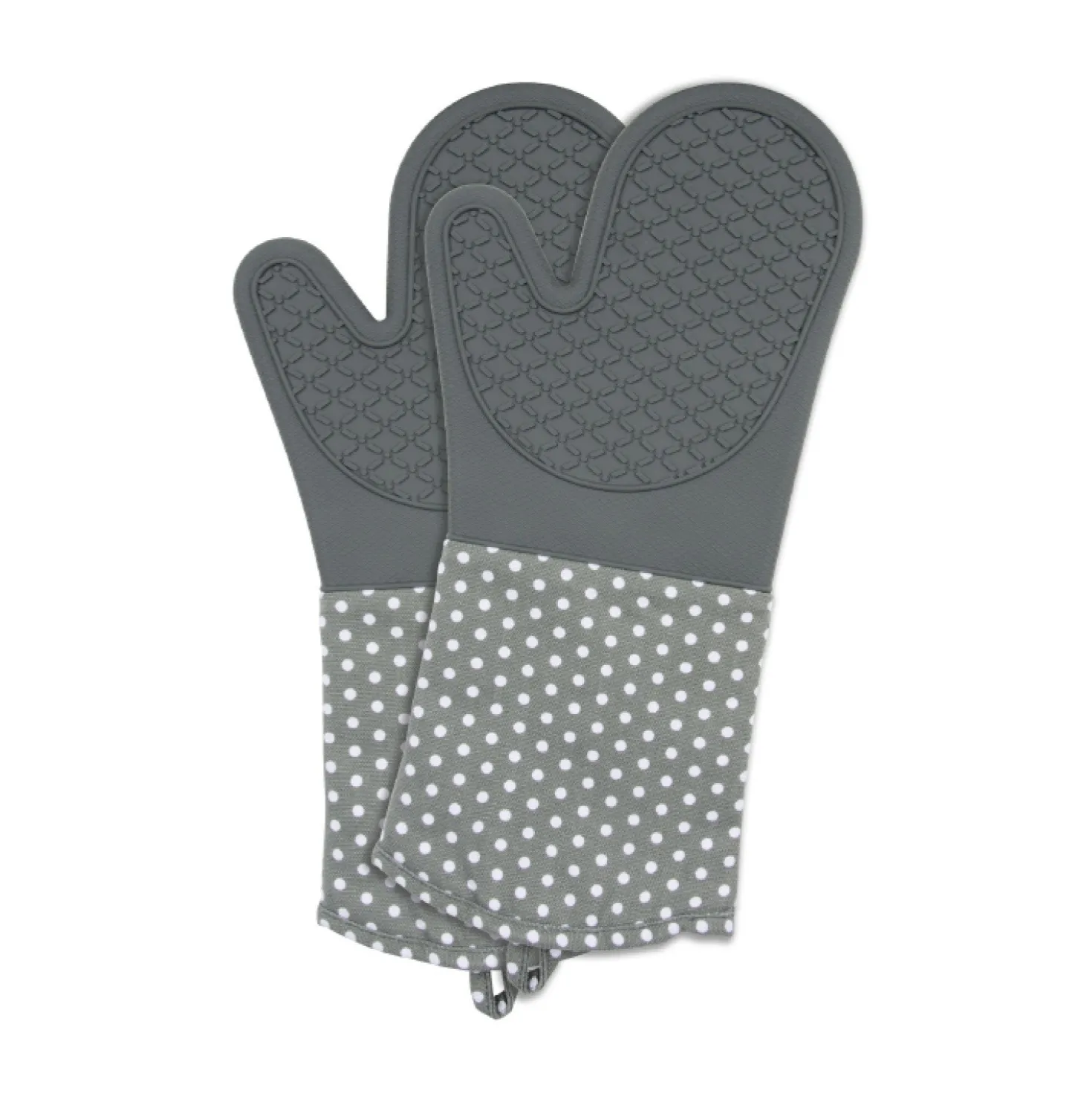 WENKO Topfhandschuhe Silikon Grau, 1 Paar