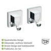 WENKO Vacuum-Loc® Wandhaken Mod. Quadro 2er Set,, Befestigen ohne Bohren