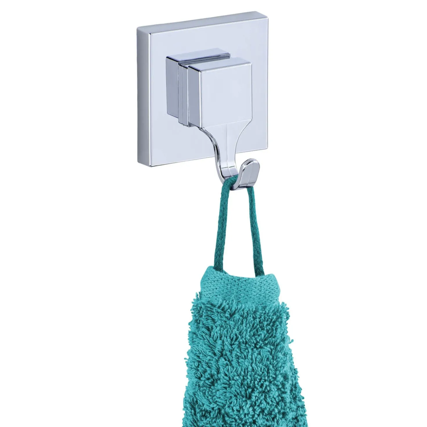 WENKO Vacuum-Loc® Wandhaken Mod. Quadro 2er Set,, Befestigen ohne Bohren