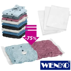 WENKO Vakuum Beutel Set 6-teilig