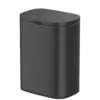 WENKO Wand-Kosmetikeimer Mod. Sare Schwarz 5 L, Easy Close Absenkautomatik