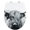 WENKO WC-Sitz Mod. Yak mit Hochglanz-Oberfläche, aus bruchstabilem Thermoplast