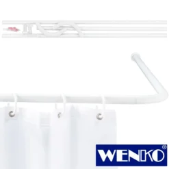WENKO Winkelstange Universal Weiß, 20 mm