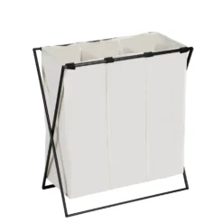Wäschesammler Trio XL 3-fach Beige WENKO