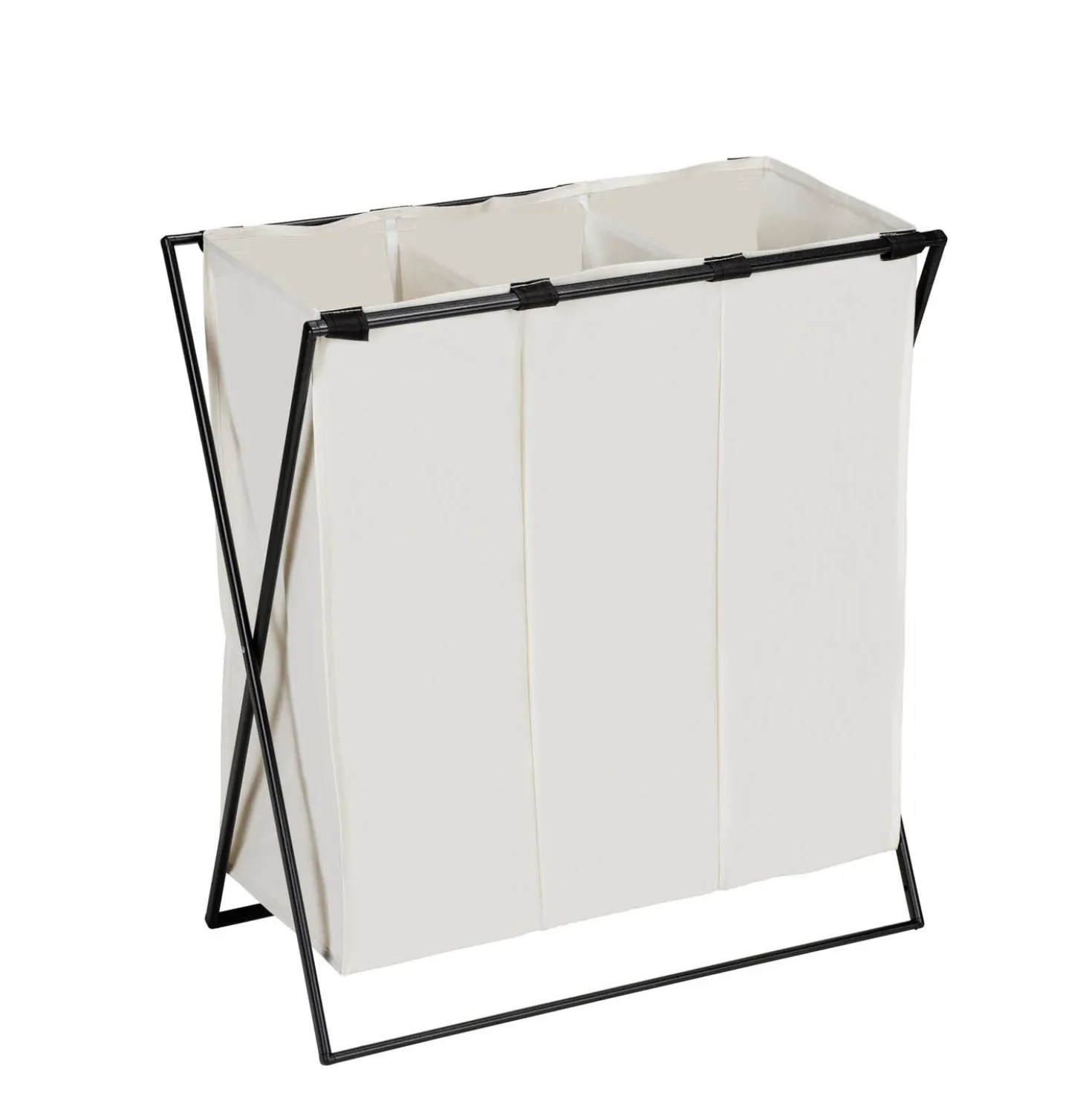 Wäschesammler Trio XL 3-fach Beige WENKO