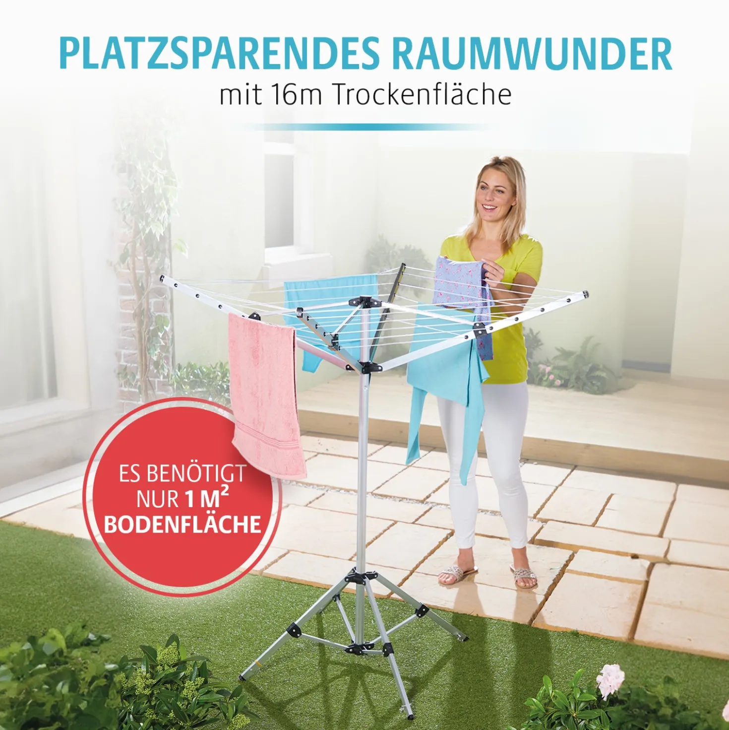 Wäschespinne "Raumwunder" Clarsen